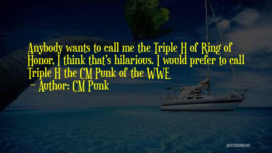 Me Hilarious Quotes By CM Punk