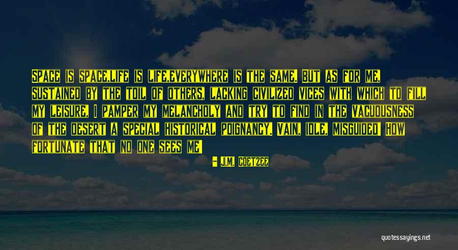 Me In Life Quotes By J.M. Coetzee Me In Life Quotes By J.M. Coetzee