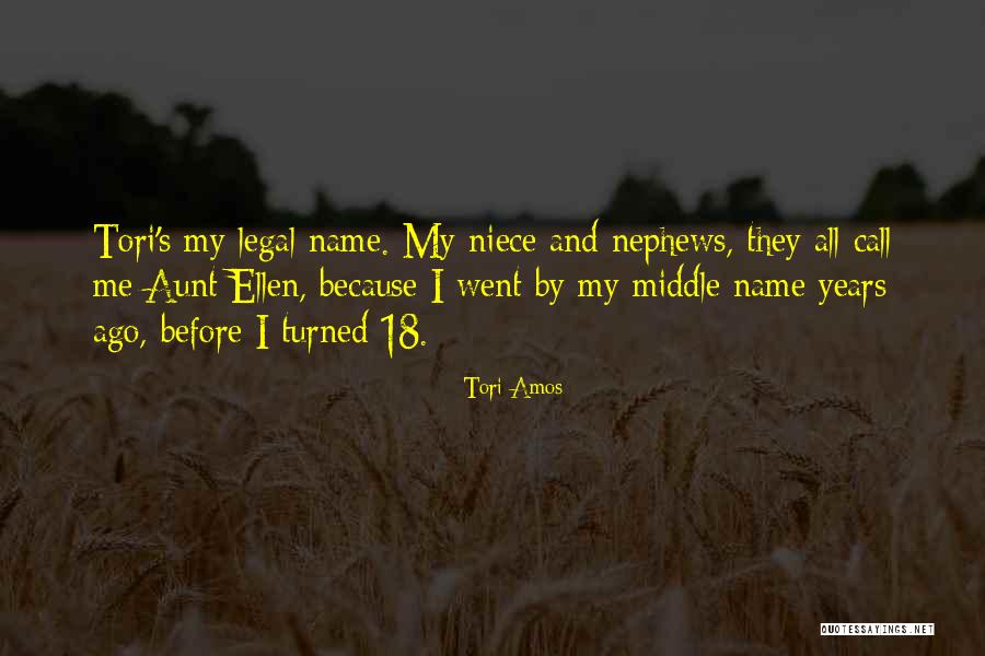 Me My Niece Quotes By Tori Amos