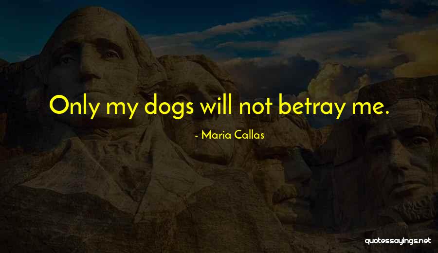 Me N My Dog Quotes By Maria Callas
