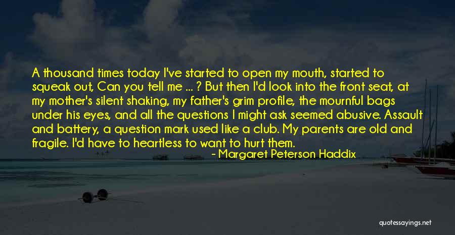 Me Profile Quotes By Margaret Peterson Haddix Me Profile Quotes By Margaret Peterson Haddix