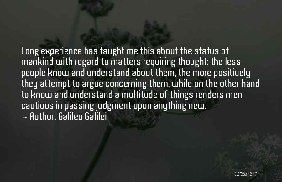 Me Status Quotes By Galileo Galilei