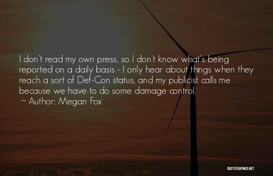 Me Status Quotes By Megan Fox