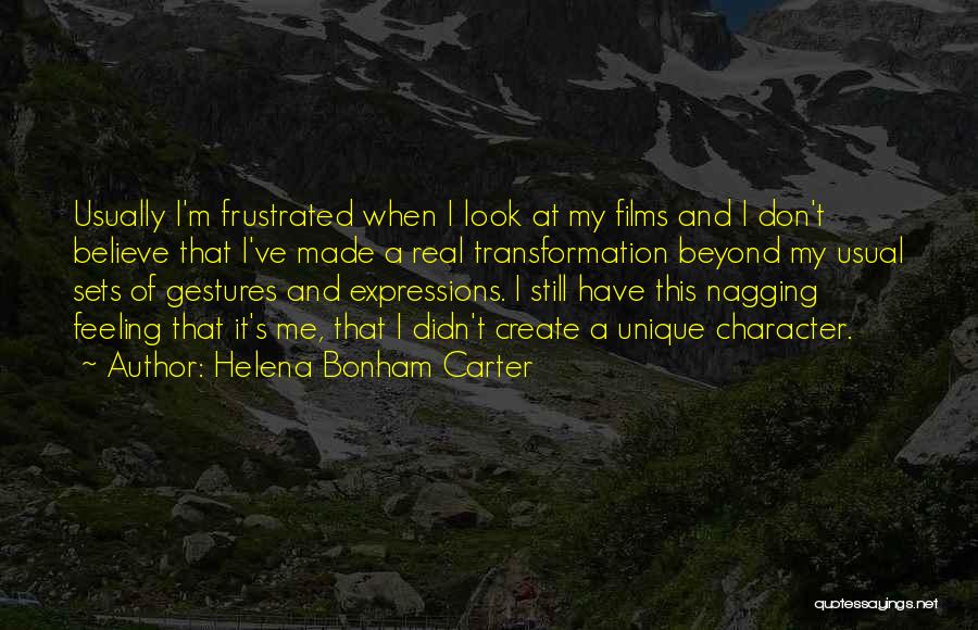 Me Unique Quotes By Helena Bonham Carter