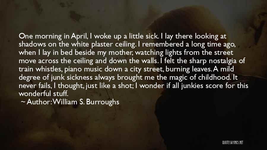 Me When I'm Sick Quotes By William S. Burroughs