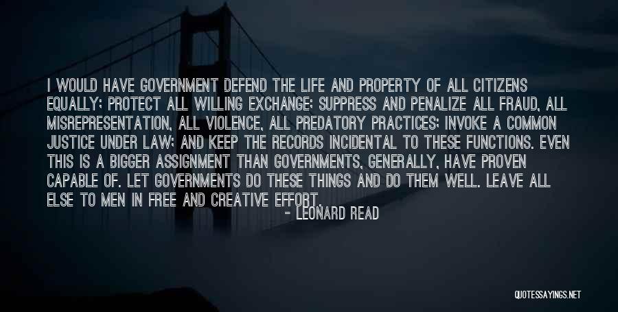 Meabel Part Quotes By Leonard Read Meabel Part Quotes By Leonard Read