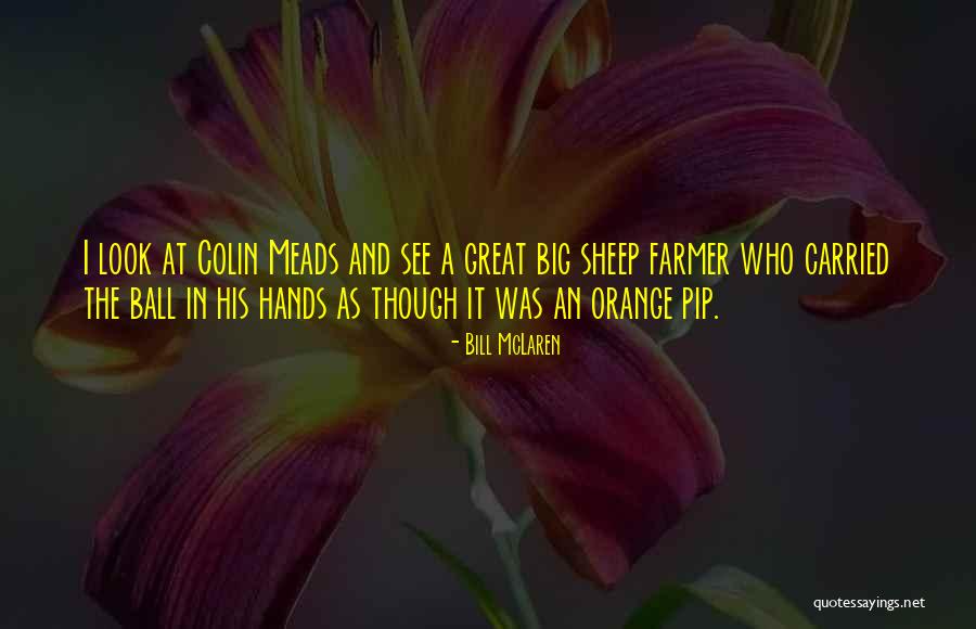 Meads Quotes By Bill McLaren Meads Quotes By Bill McLaren