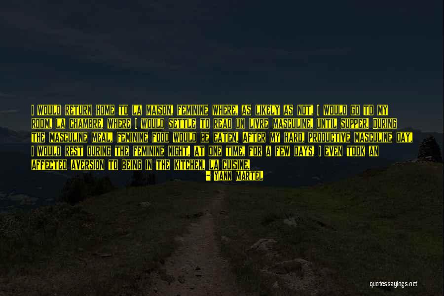 Meal Time Quotes By Yann Martel Meal Time Quotes By Yann Martel