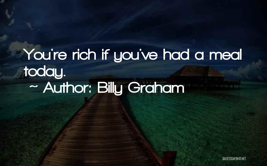 Meals Quotes By Billy Graham