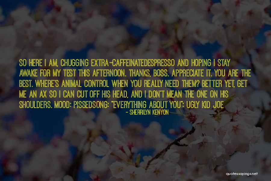 Mean Boss Quotes By Sherrilyn Kenyon Mean Boss Quotes By Sherrilyn Kenyon