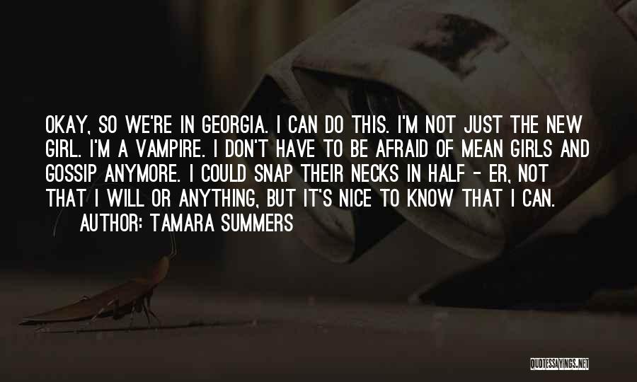 Mean But Nice Quotes By Tamara Summers