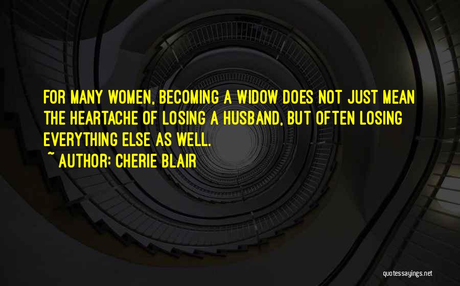 Mean Ex Husband Quotes By Cherie Blair