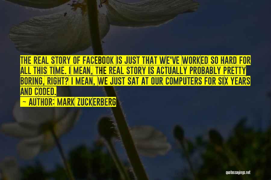 Mean Facebook Quotes By Mark Zuckerberg