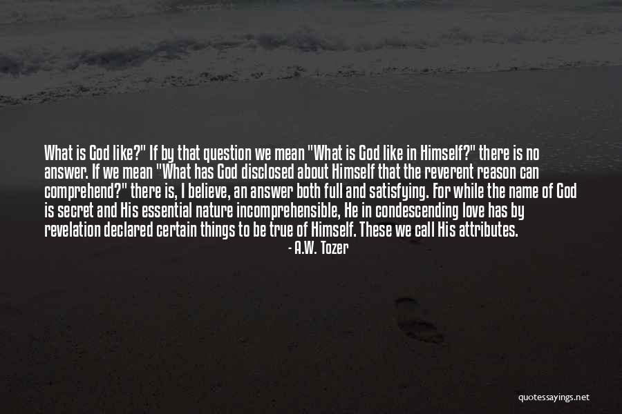 Mean Full Love Quotes By A.W. Tozer