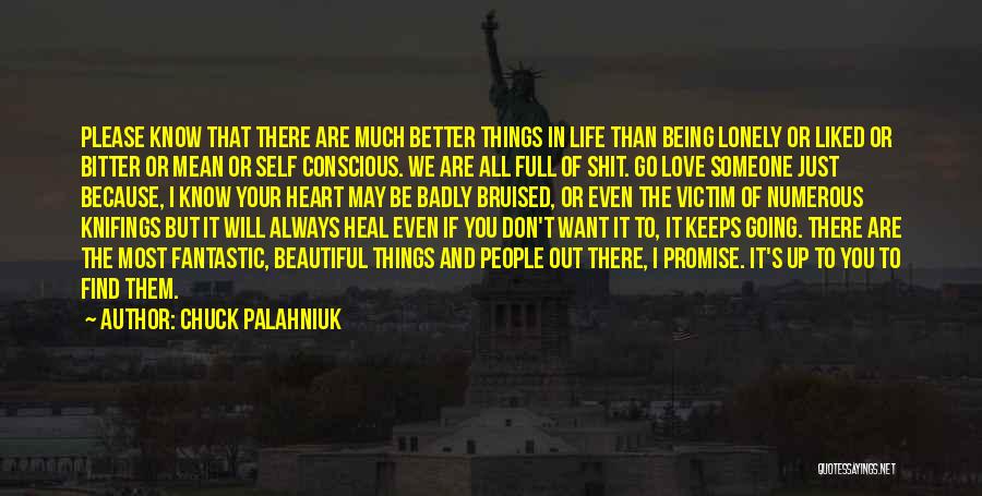 Mean Full Love Quotes By Chuck Palahniuk