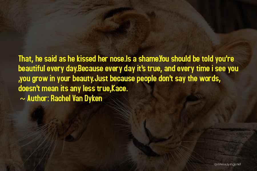 Mean Less Quotes By Rachel Van Dyken