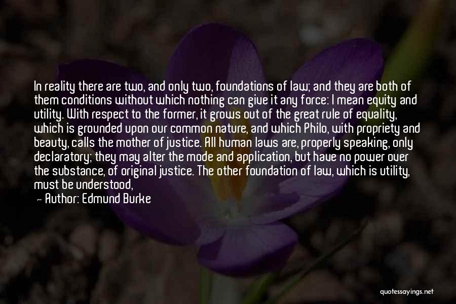 Mean Mother In Laws Quotes By Edmund Burke