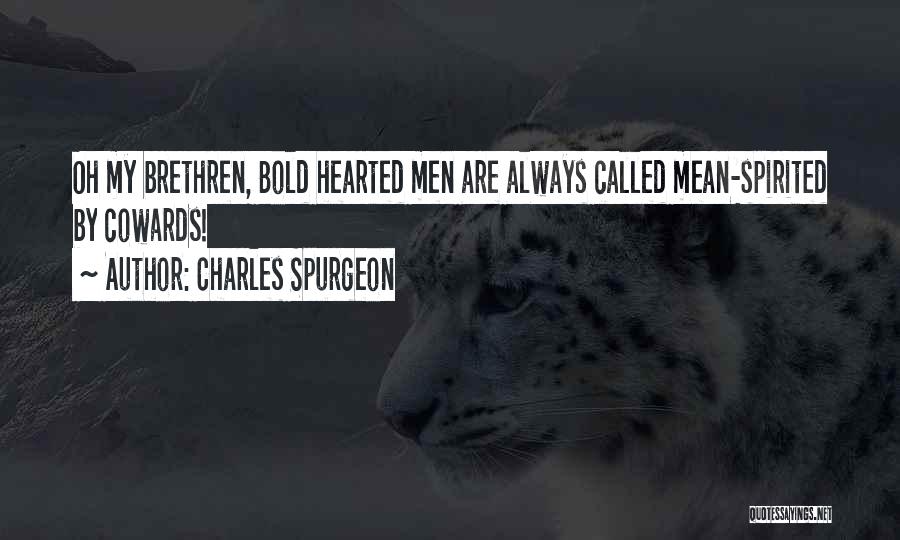 Mean Spirited Quotes By Charles Spurgeon