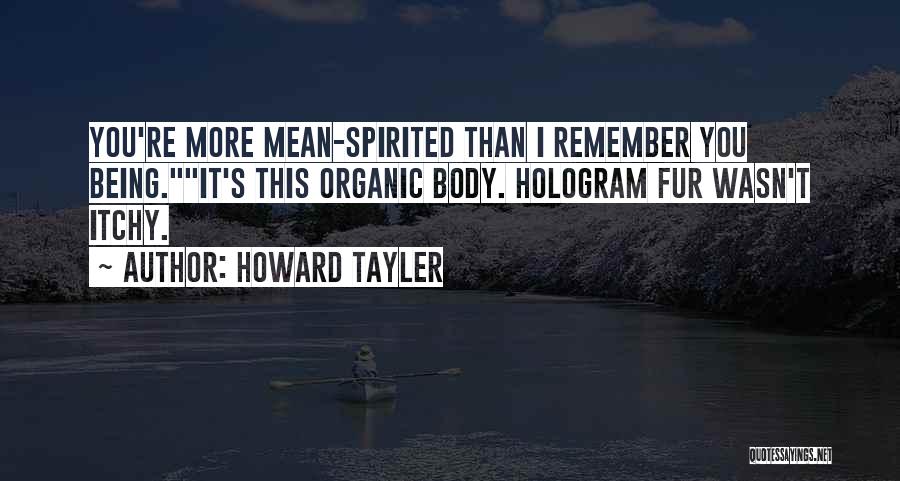 Mean Spirited Quotes By Howard Tayler