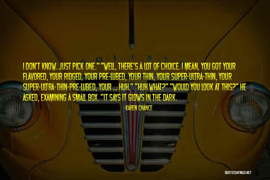 Mean Well Quotes By Karen Chance Mean Well Quotes By Karen Chance