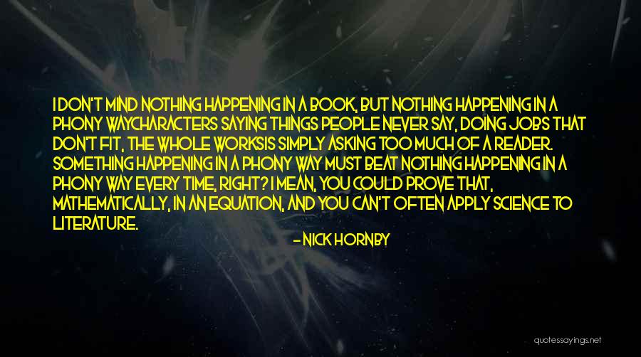Mean Who Beat Quotes By Nick Hornby Mean Who Beat Quotes By Nick Hornby