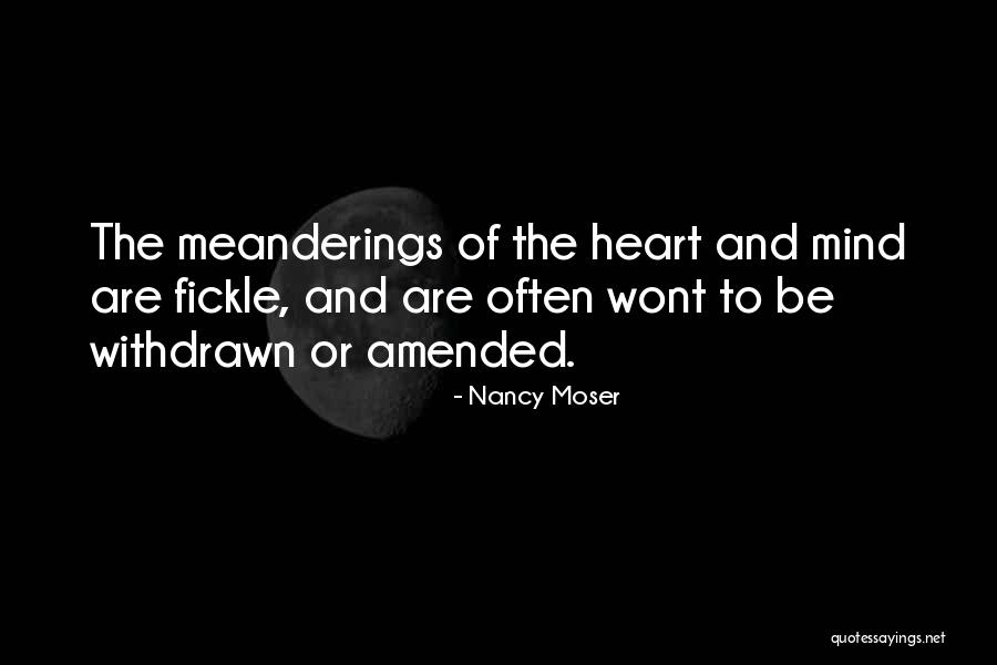 Meanderings Quotes By Nancy Moser Meanderings Quotes By Nancy Moser