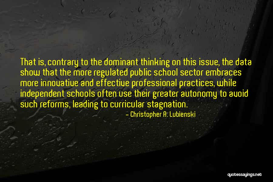 Meandery Quotes By Christopher A. Lubienski Meandery Quotes By Christopher A. Lubienski