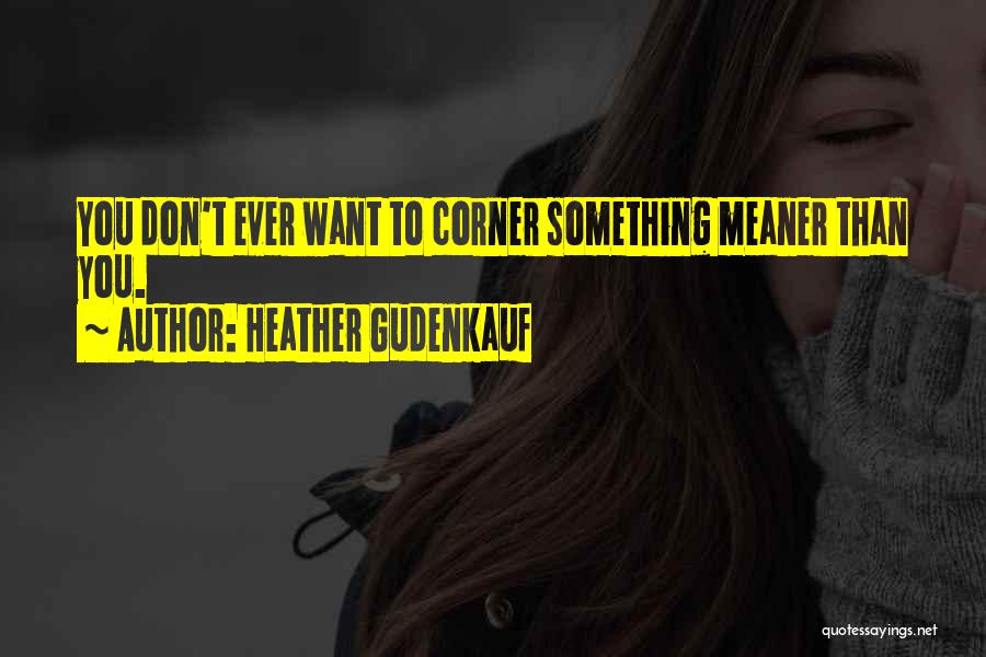 Meaner Than Quotes By Heather Gudenkauf