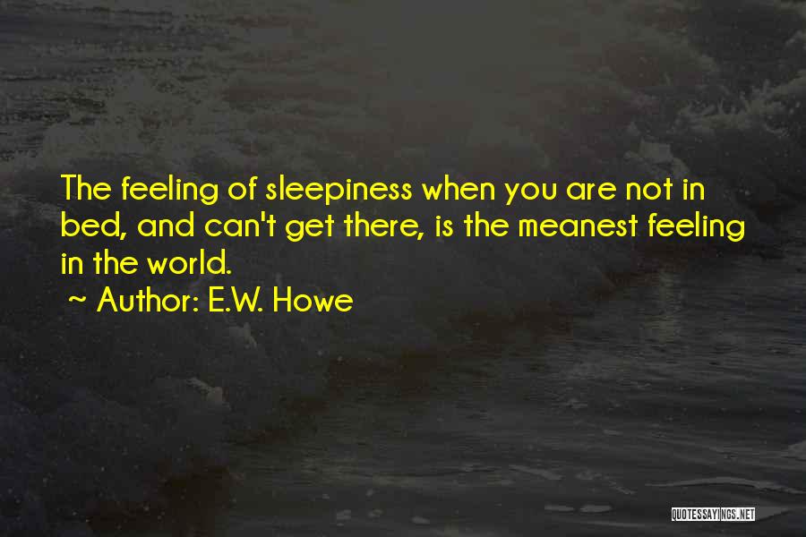 Meanest Quotes By E.W. Howe