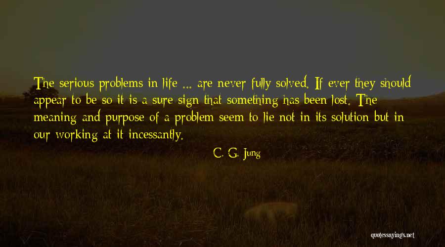 Meaning And Purpose In Life Quotes By C. G. Jung