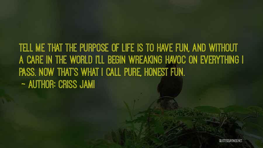 Meaning And Purpose In Life Quotes By Criss Jami