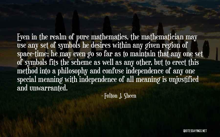Meaning As Use Quotes By Fulton J. Sheen Meaning As Use Quotes By Fulton J. Sheen