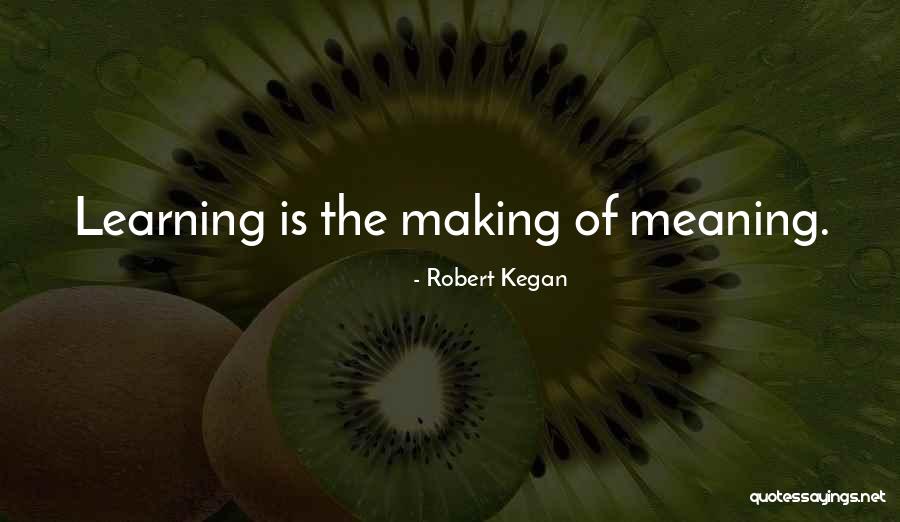 Meaning Making Quotes By Robert Kegan Meaning Making Quotes By Robert Kegan