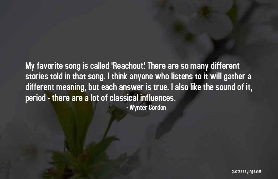 Meaning Of Favorite Quotes By Wynter Gordon Meaning Of Favorite Quotes By Wynter Gordon