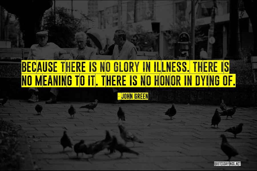 Meaning Of Illness Quotes By John Green Meaning Of Illness Quotes By John Green
