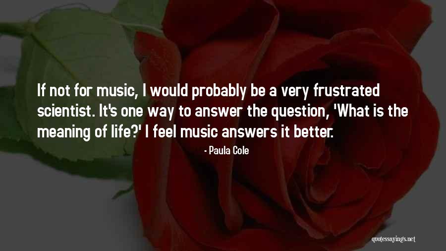 Meaning Of Music Quotes By Paula Cole Meaning Of Music Quotes By Paula Cole