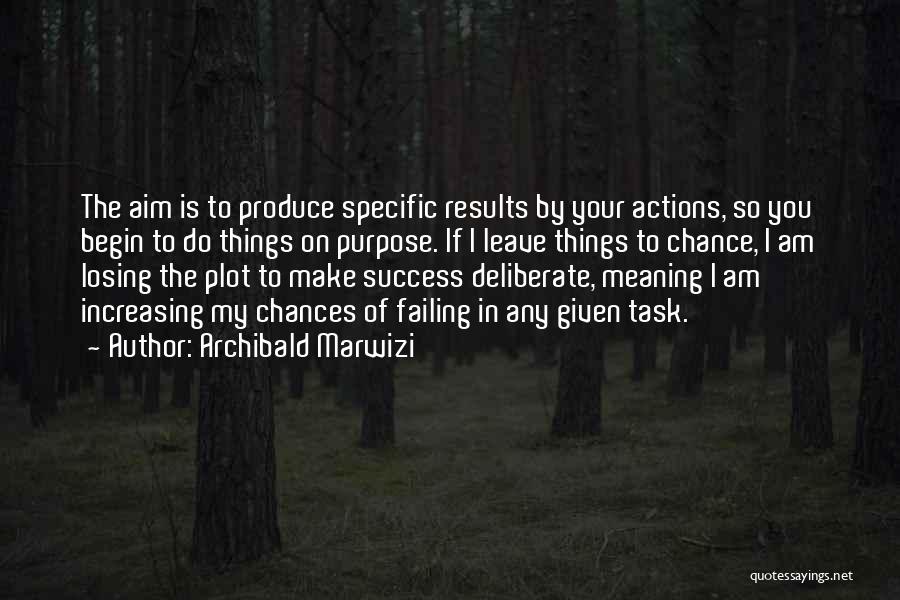 Meaning Of Success Quotes By Archibald Marwizi