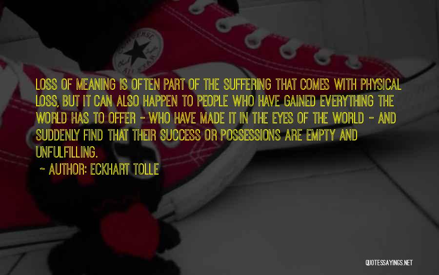 Meaning Of Success Quotes By Eckhart Tolle