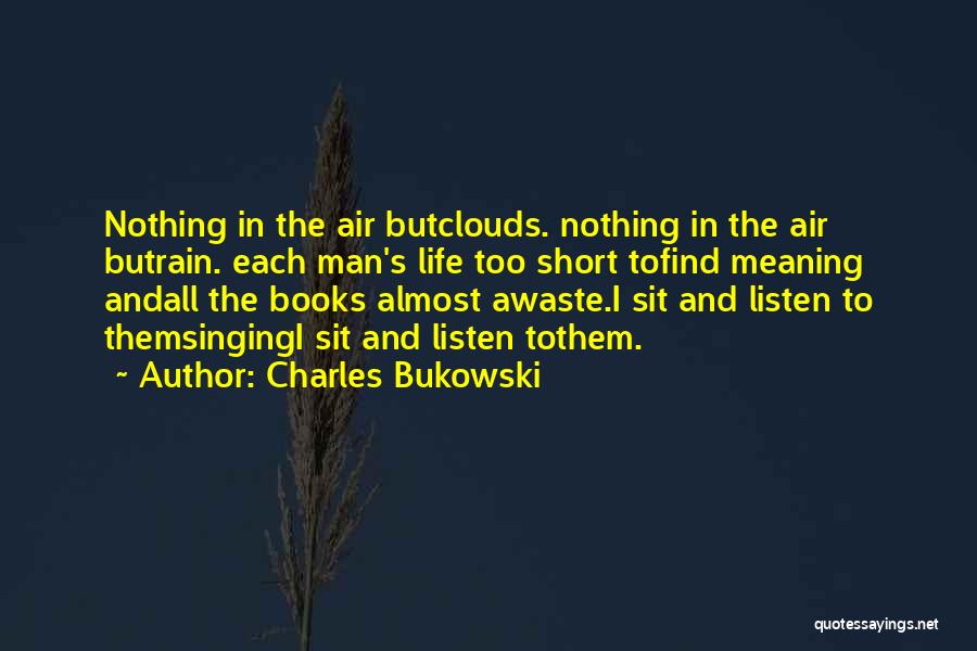 Meaning Short Quotes By Charles Bukowski