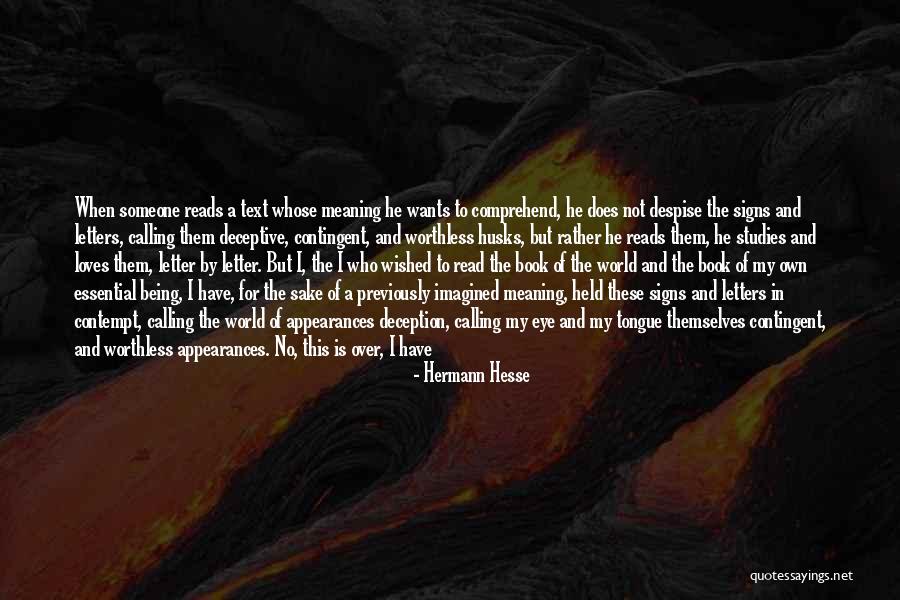 Meaning The World To Someone Quotes By Hermann Hesse Meaning The World To Someone Quotes By Hermann Hesse
