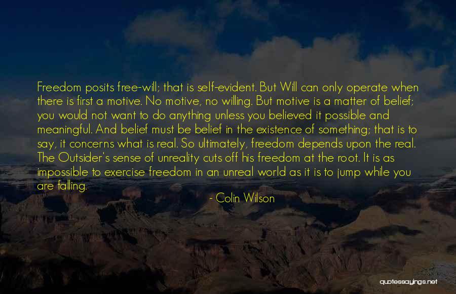 Meaningful Existence Quotes By Colin Wilson