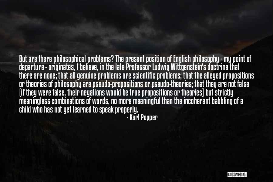 Meaningful Words Quotes By Karl Popper