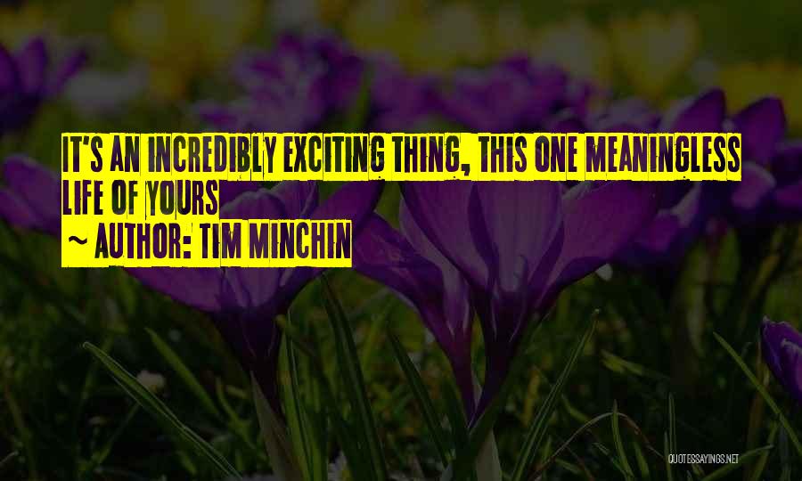 Meaningless Things Quotes By Tim Minchin