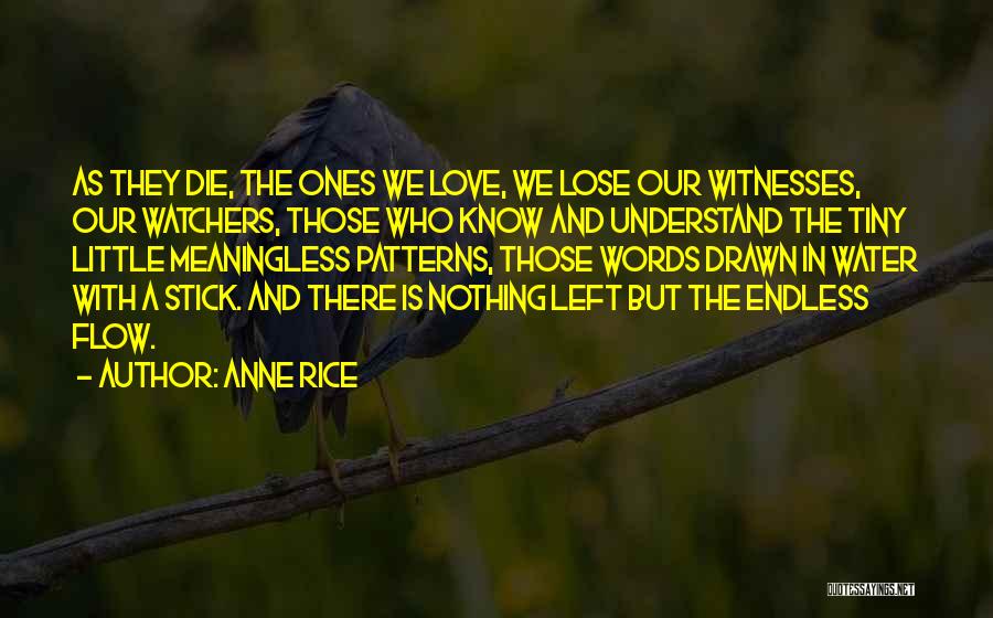 Meaningless Words Quotes By Anne Rice