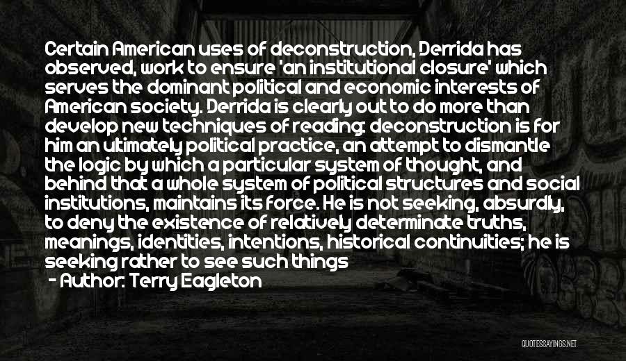 Meanings Behind Quotes By Terry Eagleton