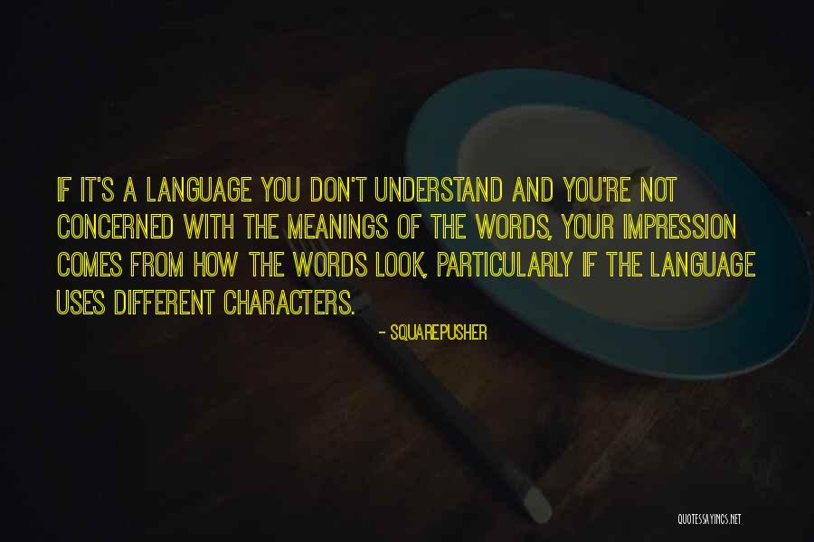 Meanings Of Different Quotes By Squarepusher Meanings Of Different Quotes By Squarepusher
