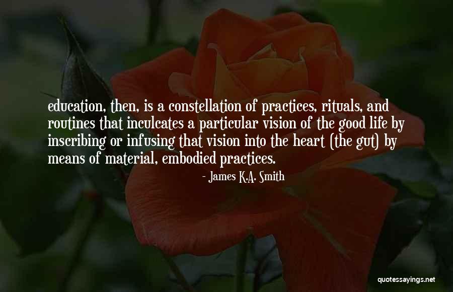 Means Of Education Quotes By James K.A. Smith