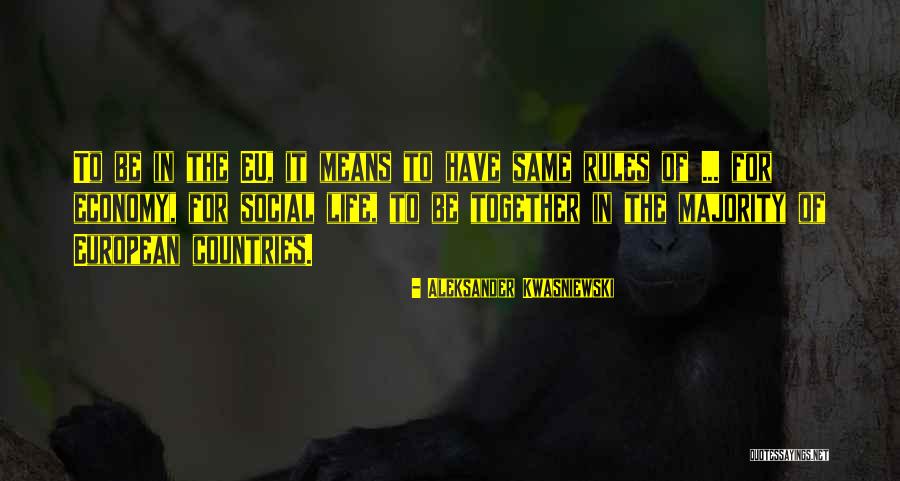 Means Of Life Quotes By Aleksander Kwasniewski Means Of Life Quotes By Aleksander Kwasniewski