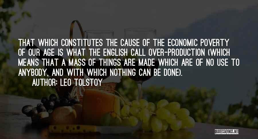 Means Of Production Quotes By Leo Tolstoy