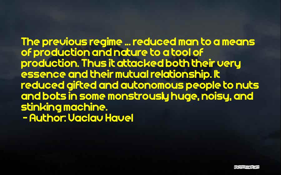 Means Of Production Quotes By Vaclav Havel